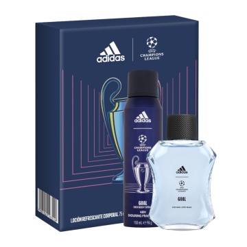 Set cadou Adidas UEFA Goal cu lotiune after shave 100 ml si deodorant 150 ml XS25 [6166]