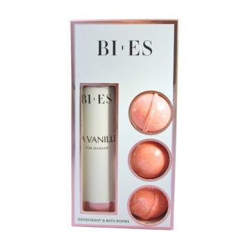 Set cadou Bi-Es La Vanille cu deodorant 150 ml si Capsule de baie x3 [1260]