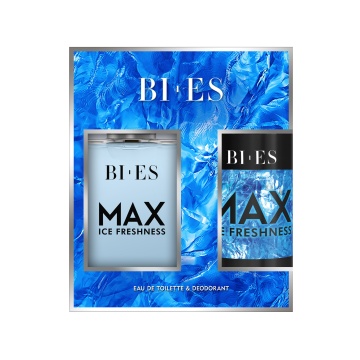 Set cadou Bi-Es Max Ice Freshness pentru barbati, apa de toaleta 100 ml si deodorant 150 ml [1444] - Img 2