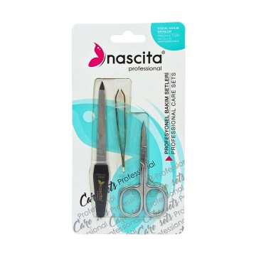 Set cadou cu forfecuta, pila si penseta Nascita [3316]