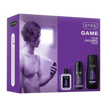Set cadou STR8 Game cu lotiune after shave 50 ml, deodorant 150 ml si gel de dus [5338/1584]