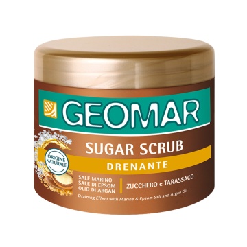 Tratament corporal scrub cu zahar drenant Geomar Thalasso, 600 g [2846]
