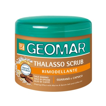 Tratament corporal scrub remodelant cu extract de cafea Geomar Thalasso, 600 g [2839]