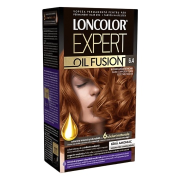 Vopsea de par Loncolor Expert Oil Fusion 6,4 Blond Aramiu Inchis