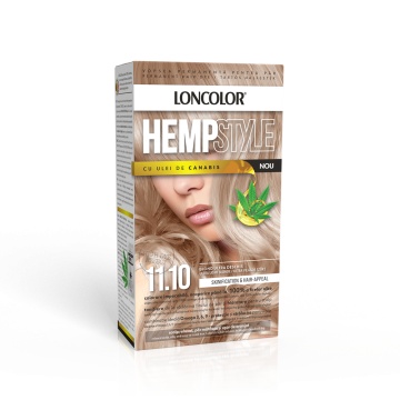 Vopsea de par Loncolor Hempstyle Nou 11,10 Blond Ultra Deschis