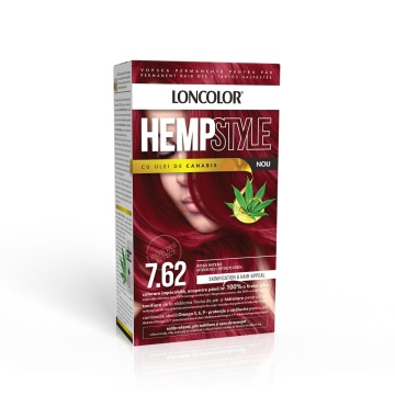 Vopsea de par Loncolor Hempstyle Nou 7,62 Rosu Intens