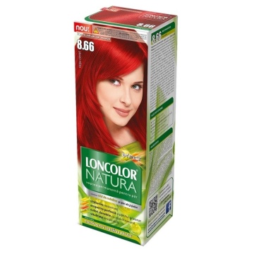 Vopsea de par Loncolor Natura 8,66 Rosu Coral