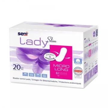 Absorbante urologice Slim Micro Long, 20 buc, Seni Lady 0109
