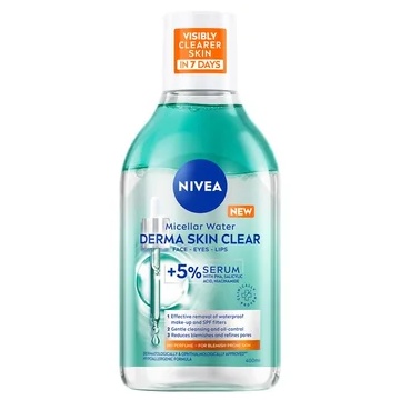 Apă micelară 5% PHA Derma Skin Clear, Nivea, 400ml [0147]