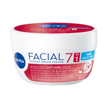 Cremă de față anti-Age Nivea Facial 7in1 pentru reducerea primelor riduri, hidratare intensă, 100 ml [3759]