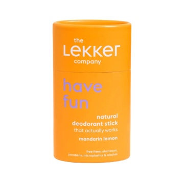 Deodorant crema Lekker Natural Stick Mandarina si Lamaie Have Fun, 40 g [9129]