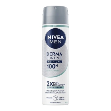Deodorant spray pentru barbati Nivea Men Derma Control Ultra Comfort, 150 ml [1331]