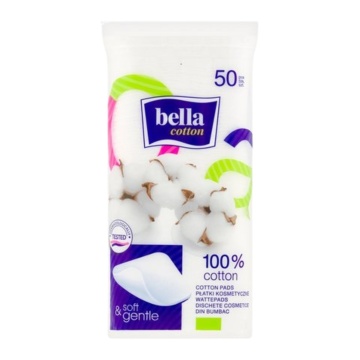 Dischete demachiante patrate Bella, 50 bucati [0774]