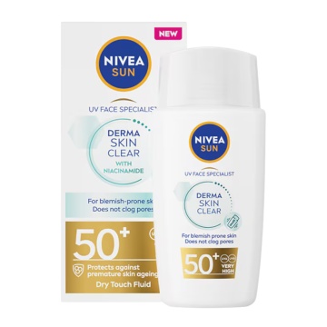 Fluid Nivea Sun pentru fata Niacinamide Derma Skin Clear FPS50 +, 40 ml [3393]