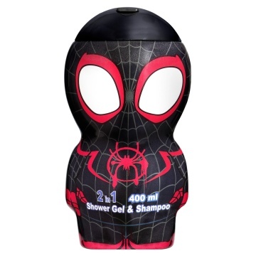 Gel de dus si sampon 2 in 1 Air-Val Miles Morales 2D Figurina, 400 ml [4922]