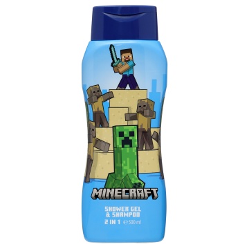 Gel de dus si sampon 2 in 1 Air-Val Minecraft, 500 ml [4670]