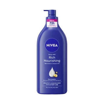 Lotiune de corp Nivea Rich Nourishing, 400 ml, cu pompita [0891]