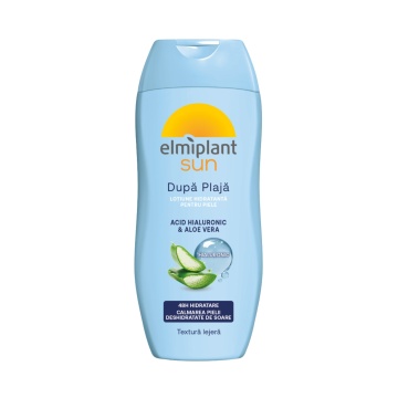 Loțiune după plajă hidratantă cu acid hialuronic Elmiplant Sun, reparare și calmare piele, 200 ml [2367]