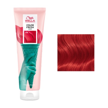 Masca de par nuantatoare Wella Professionals Color Fresh Mask Red pentru par roscat, 150 ml