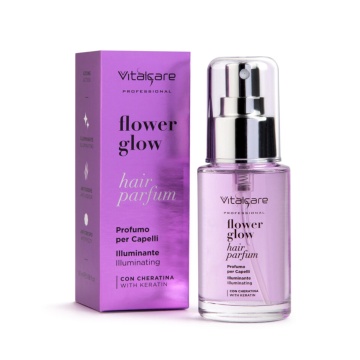 Parfum iluminator pentru păr Vitalcare Flower Glow cu keratină, 50 ml [9890]