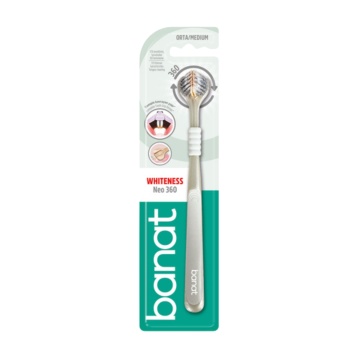 Periuta de dinti Whiteness Neo 360 Medium Banat [6983] - Img 3