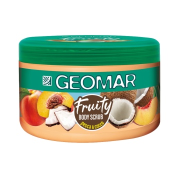 Scrub pentru corp Geomar Fruity Body Tropical Cocos si Piersica, 300 g [8213]