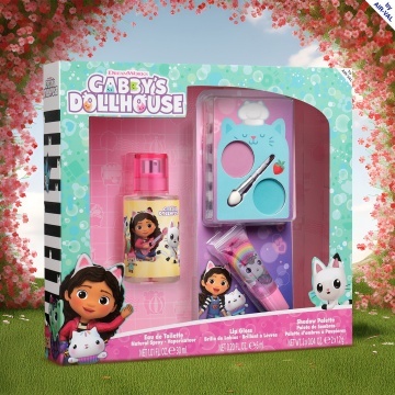 Set cadou Air-Val Gabby'S Dollhouse cu apa de toaleta 30 ml, luciu buze si fard de ochi pentru copii [4823] - Img 3