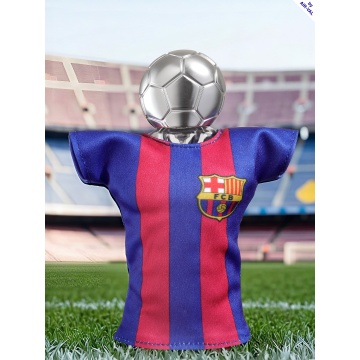 Set cadou cu apa de toaleta FC Barcelona 100 ml cu tricou in miniatura si cutie metalica Air-Val [6957] - Img 2
