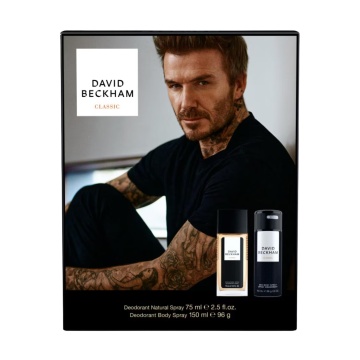 Set cadou David Beckham Classic cu deodorant natural spray 75 ml si deodorant 150 ml XS25 [6937]