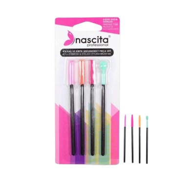 Set cadou Nascita Perii Stilizare Sprancene si Gene Color, x4 [5915]