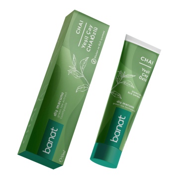 Set pasta de dinti Banat Chai 50 ml, 1+1, 2 bucati [0703]