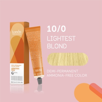 Vopsea de par demipermanenta fara amoniac Londa Professional, 10/0, 60 ml