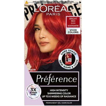 Vopsea de par L'Oreal Paris Preference Vivids 8,624 Bright Red