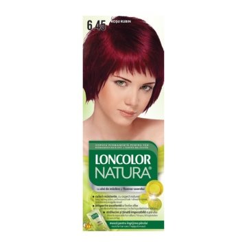Vopsea de par Loncolor Natura 6,45 Rosu Rubin - Img 2