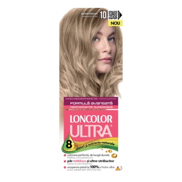 Vopsea de par Loncolor Ultra 10 Blond Cenusiu