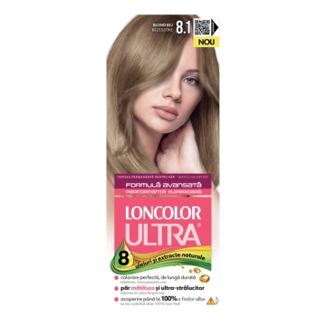 Vopsea de par Loncolor Ultra 8,1 Blond Bej