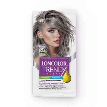 Vopsea semipermanenta Loncolor Trendy Colors B12 Gri ColdwAir-Vales