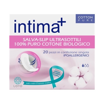 Absorbante zilnice hipoalergice din bumbac Intima+, 20 bucati [9310]