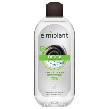 Apa micelara detoxifianta Elmiplant Detox Charcoal, 400 ml [4680]
