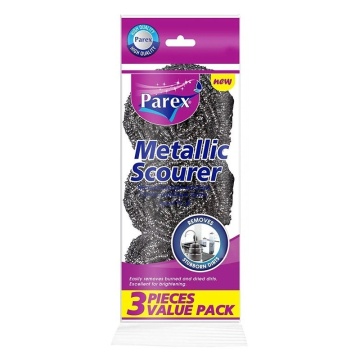 Burete spiralat din inox Parex, set de 3 bucati [1691]