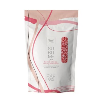 Ceara de epilat perle roz si flori de cires Roial Cer4576, 800 g [4576]