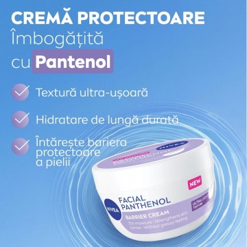 Cremă de față NIVEA hidratantă cu pantenol 100ML [4145] - Img 2