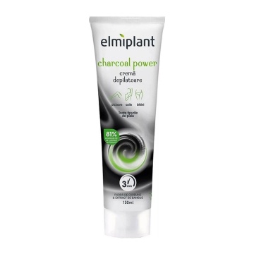 Crema Depilatoare Charcoal Elmiplant, 150 ml [1571]