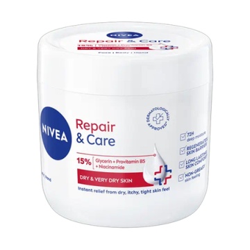 Crema pentru fata, corp si maini 15% Repair & Care, 400 ml, Nivea 8896/6752