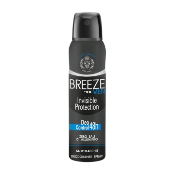 Deodorant spray pentru barbati Breeze Invisible Protection 48H, 150 ml [5151]