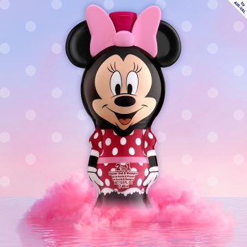 Gel de dus si sampon 2 in 1 Air-Val Minnie 2D Figurina pentru copii, 400 ml [9768] - Img 2