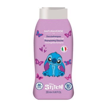 Gel de dus si sampon 2 in 1 Natura Verde Stitch, 250 ml [7551]