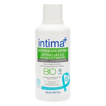 Intima+ Sapun Intim Ph5,5 Organic Aloe Vera si Nalba, 500 ml [7255]