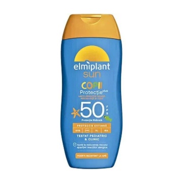 Lapte protecție solară copii Elmiplant Sun SPF50, protecție delicată piele sensibilă, 200 ml [7655]