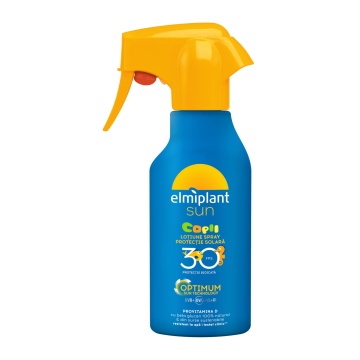 Loțiune spray copii Elmiplant Sun SPF30 trigger, protecție medie, 200 ml [8733]